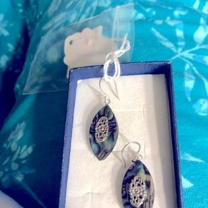 Abalone Pendant with Earrings